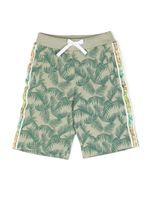 Aigner Kids short à imprimé en all over - Vert