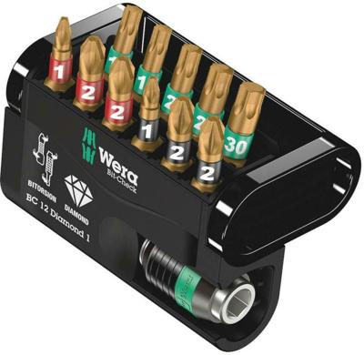 Wera 05136392001 12-delige Bit-Check Diamond 1 SB Bitset - 05136392001
