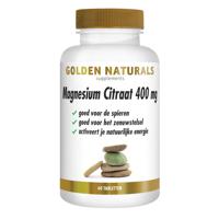 Golden Naturals Magnesium Citraat 400mg 60Tabletten
