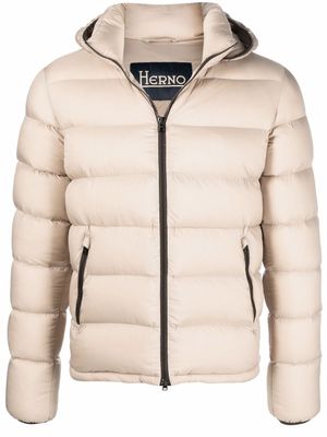 Herno veste matelassée à capuche - Tons neutres