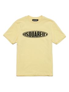 DSQUARED2 KIDS t-shirt en coton à logo imprimé - Jaune