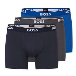 Hugo Boss boxershorts Power 3-pack blauw-blue-grijs