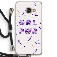 GRL PWR: Samsung Galaxy A3 (2016) Transparant Hoesje met koord