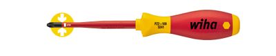 Pozidriv schroevendraaier PZ2 x 100 SoftFinish electric slimFix 3241 Wiha