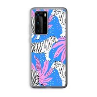 Tijger: Huawei P40 Pro Transparant Hoesje