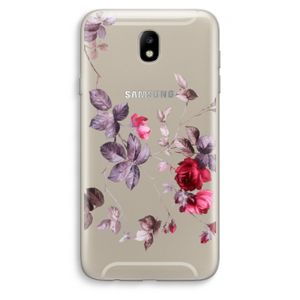 Mooie bloemen: Samsung Galaxy J7 (2017) Transparant Hoesje