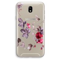 Mooie bloemen: Samsung Galaxy J7 (2017) Transparant Hoesje