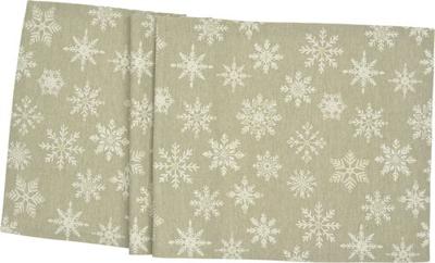 Sander Sander tafelloper Cristallo Buio 50x140 Fb. 27 - Taupe