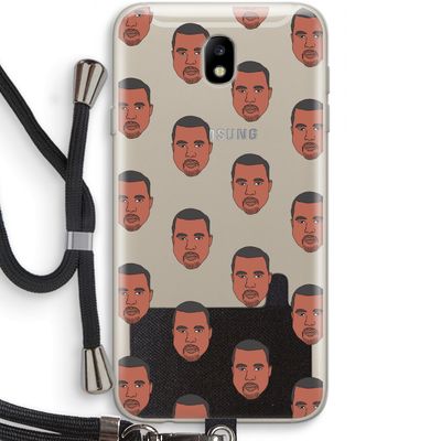 Kanye Call Me?: Samsung Galaxy J7 (2017) Transparant Hoesje met koord