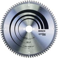 Bosch Accessoires Cirkelzaagblad Optiline Wood 250 x 30 x 3,2 mm, 80 1st - 2608640645 - thumbnail