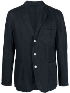 ASPESI blazer à revers crantés - Bleu