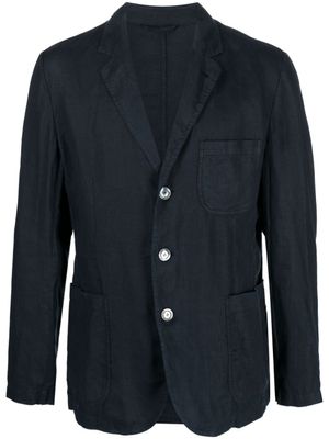 ASPESI blazer à revers crantés - Bleu