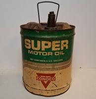 Conoco Super Motor Oil Olie Blik - Origineel
