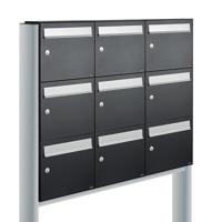 Allux Flow Set 3-Breed, 3-Hoog Op Statief Zwart - 40040070_3x3s