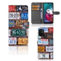 Motorola Moto G10 | G20 | G30 | Telefoonhoesje met foto | Kentekenplaten | Portemonnee hoesje