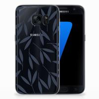 Samsung Galaxy S7 | TPU Case | Leaves Blue