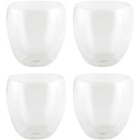 4x Luxe dubbelwandige theeglazen 200ml - thumbnail