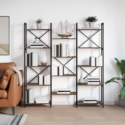 Boekenkast Gerookt eiken 156 x 25 x 167.5 cm Bewerkt hout