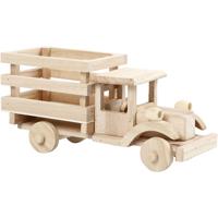 Creativ Company Truck, h: 11 cm, l: 22 cm, b: 7,5 cm, 1 stuk Creativ Company Truck, h: 11 cm, l: 22 cm, b: 7,5 cm, 1 stuk