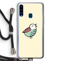 Birdy: Samsung Galaxy A20s Transparant Hoesje met koord