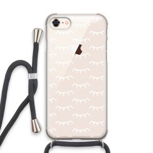 Wimpers: iPhone 8 Transparant Hoesje met koord