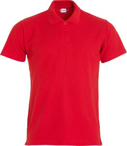 Clique 028232 Basic Polo S/S Junior - Rood - 90/100