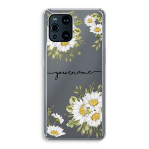 Daisies: Oppo Find X3 Transparant Hoesje