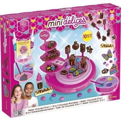 Mini Délices - 10 In 1 Chocolade Workshop - Artistieke Activiteiten - Creatief Koken - Vanaf 6 jaar - Lansay
