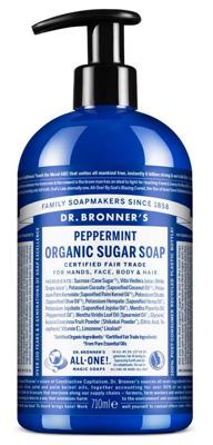 Dr Bronners Shikakai zeep pepermunt 710 Milliliter