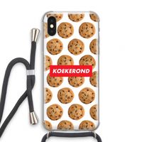 Koekerond: iPhone XS Transparant Hoesje met koord Koekerond: iPhone XS Transparant Hoesje met koord