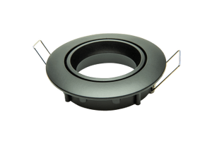 Inbouw armatuur zwart 50mm IP20 kantelbaar geschikt voor 50mmm LED lamp