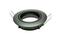 Inbouw armatuur zwart 50mm IP20 kantelbaar geschikt voor 50mmm LED lamp