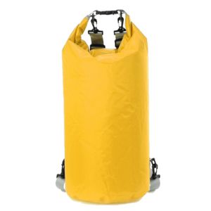 Waterdichte duffel bag/plunjezak 20 liter geel