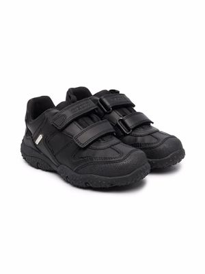 Geox Kids baskets à attache scratch - Noir