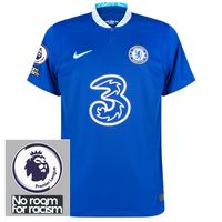 Chelsea Shirt Thuis 2022-2023 + Premier League & No Room For Racism Badges