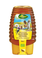 De Traay Bloemen Honing Bio Knijpfles (365 gram)