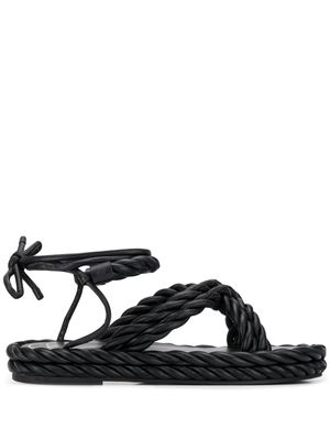 Valentino Garavani sandales The Rope - Noir