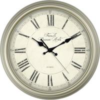 EUROTIME 89891-12 Wandklok Kwarts 31 cm Ivoor