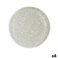 Dinerbord Bidasoa Element Hydrozero Beige Keramisch Ø 25 cm (6 Stuks)