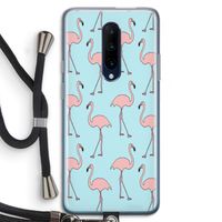 Anything Flamingoes: OnePlus 7 Pro Transparant Hoesje met koord