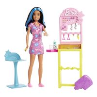 Mattel Skipper Babysitters First Jobs Jewelry Booth Speelset - thumbnail