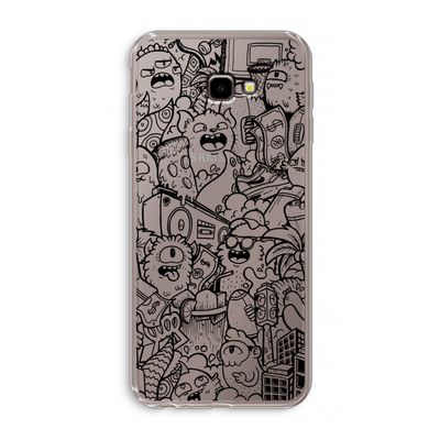Vexx Black City : Samsung Galaxy J4 Plus Transparant Hoesje