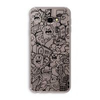 Vexx Black City : Samsung Galaxy J4 Plus Transparant Hoesje