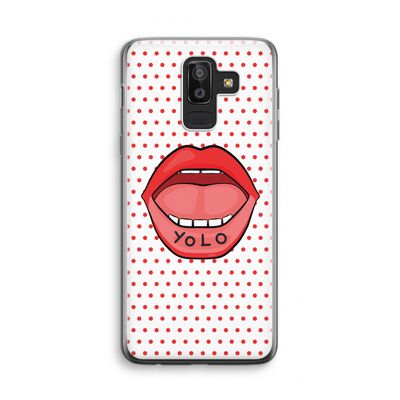 Yolo Denise: Samsung Galaxy J8 (2018) Transparant Hoesje