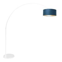 Steinhauer Velvet booglampSparkled blauw - 7174W