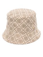 Tory Burch bob à logo en jacquard - Tons neutres