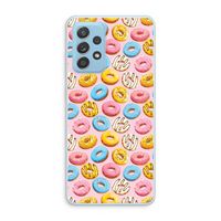 Pink donuts: Samsung Galaxy A73 Transparant Hoesje