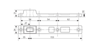 ASSA ABLOY MA0393S0 Onderarm (AC393) doorslaande deur - A000308403