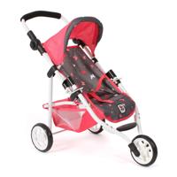 Poppenwagen Jogger Lola - Vlinders Koraal