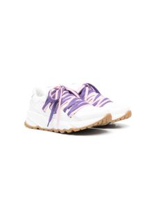 Missoni Kids baskets en cuir à lacets - Blanc